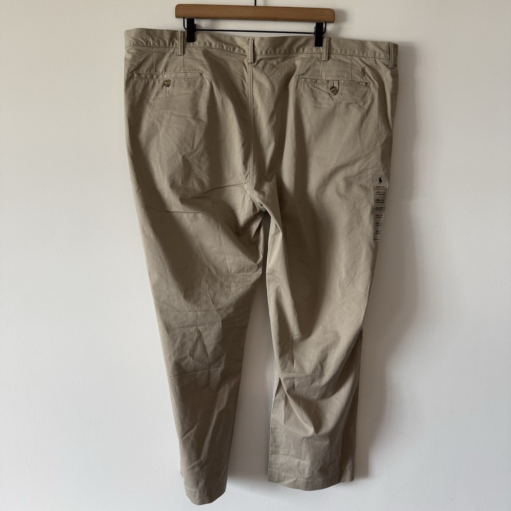 Polo Ralph Lauren Stretch Classic Fit Pants The Polo Chino Men's 48B‎ x 30 NWT - Picture 3 of 16